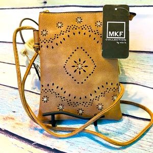 NWT MKF Women’s Tan Crossbody Bag